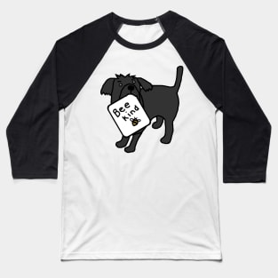 Cute Dog Of Kindness with Bee Kind Animals Pun Baseball T-Shirt